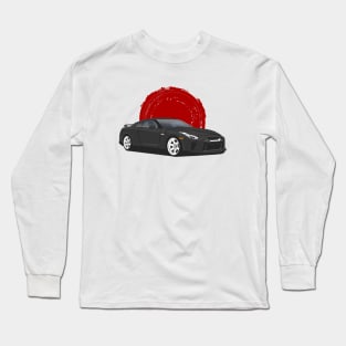 Black Nissan GT-R r35 Long Sleeve T-Shirt